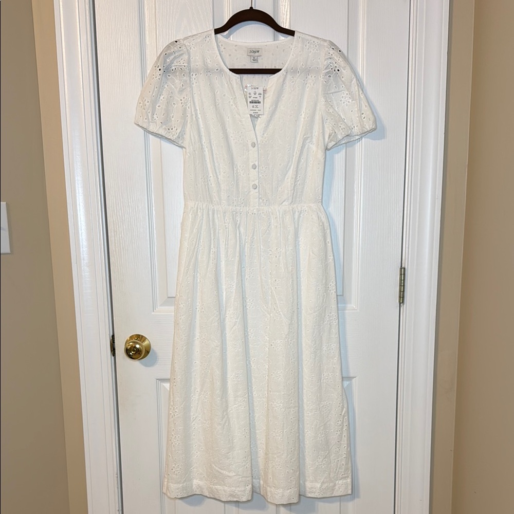 White Eyelet Dress from J.Crew Factory